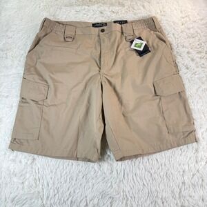 LAPG LA Police Gear Operator Tactical Cargo Shorts Khaki Mens 42x11 Teflon New